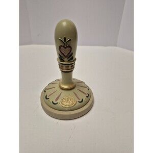 Vintage Brown Bag Cookie Art Stamp Press 1995 Pennsylvania Heart No 7